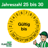 Mehrjahresprüfplakette GÜLTIG BIS