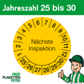 Mehrjahresprüfplakette NÄCHSTE INSPEKTION