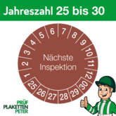 Mehrjahresprüfplakette NÄCHSTE INSPEKTION