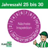Mehrjahresprüfplakette NÄCHSTE INSPEKTION