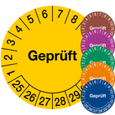 Aufdruck GEPRÜFT